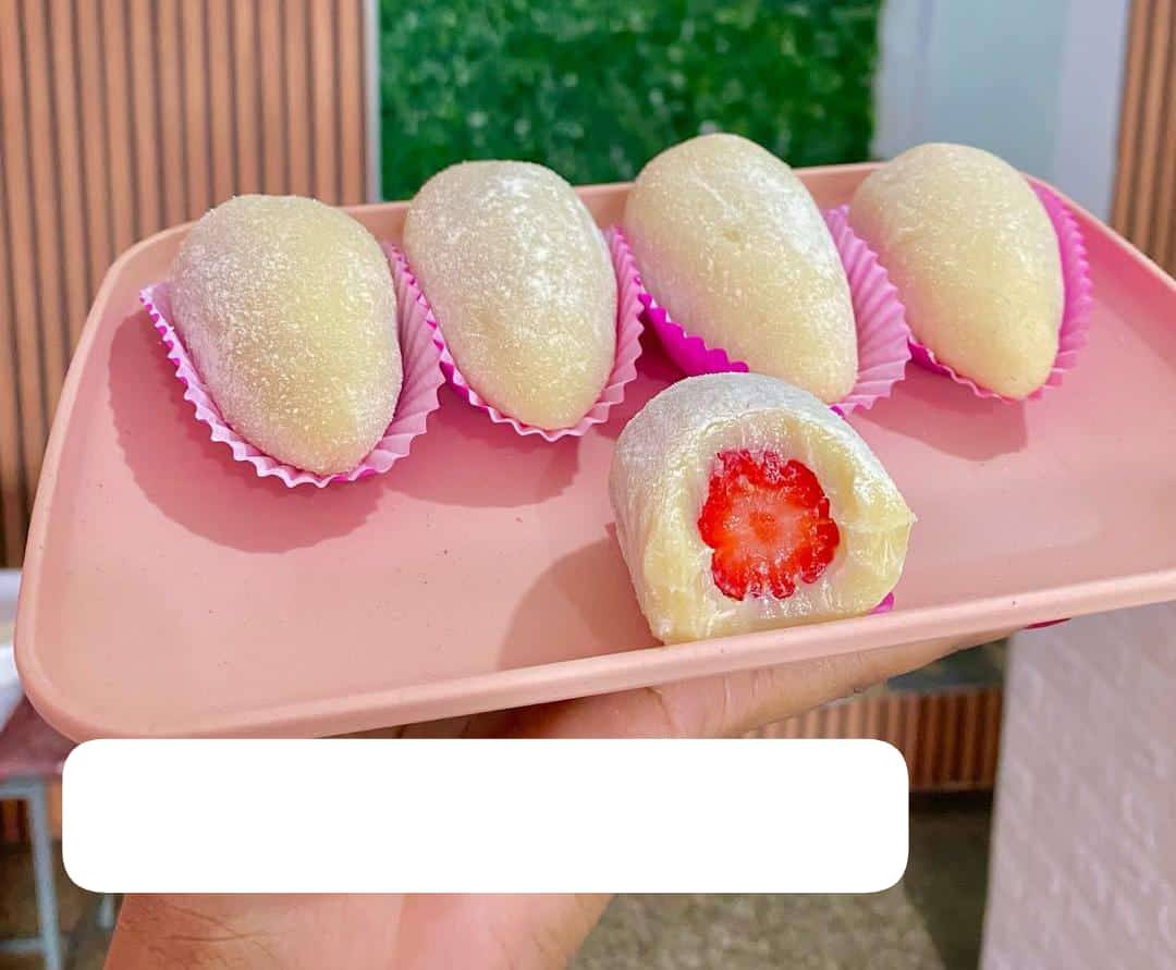 Coxinha de Morango Ninho