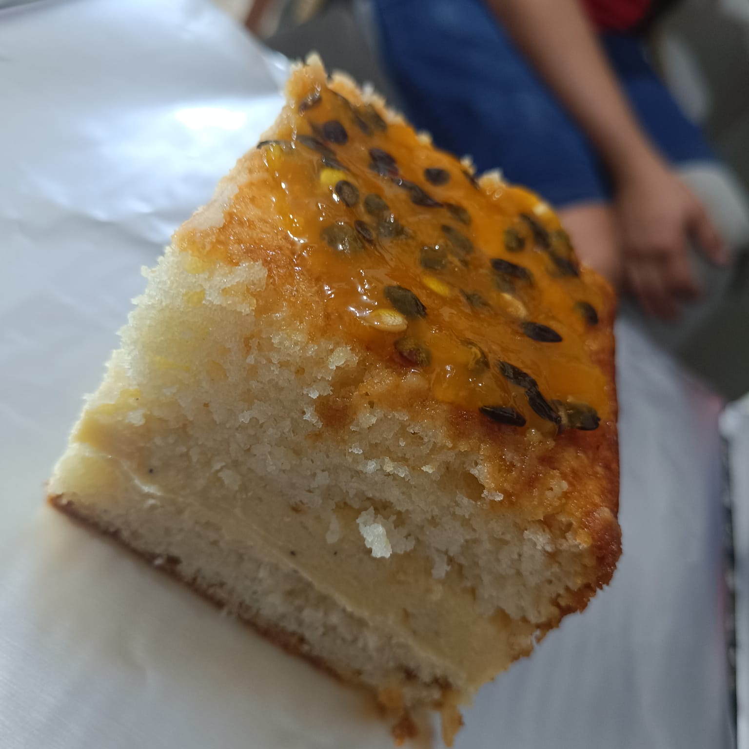Bolo Gelado de Maracujá com Geleia Artesanal